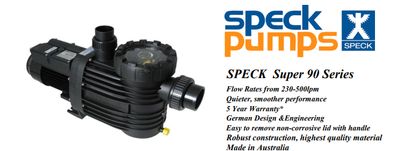 SPECK Super 90 Series Pool Pump 90/350 1.25 HP