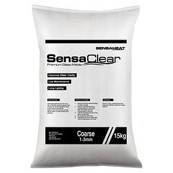 Sensaclear course glass filter media 15kg-BULKY ITEM Sensaclear course glass filter media 15kg-BULKY ITEM