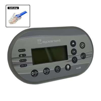 SpaNET SV2 Low Profile Gel Filled Touchpad with cat5 plug