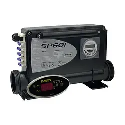 Davey Spa-Quip SP601 3.0kw Controller With Time Clock and Oval Touchpad Davey Spa-Quip SP601 3.0kw Controller With Time Clock and Oval Touchpad