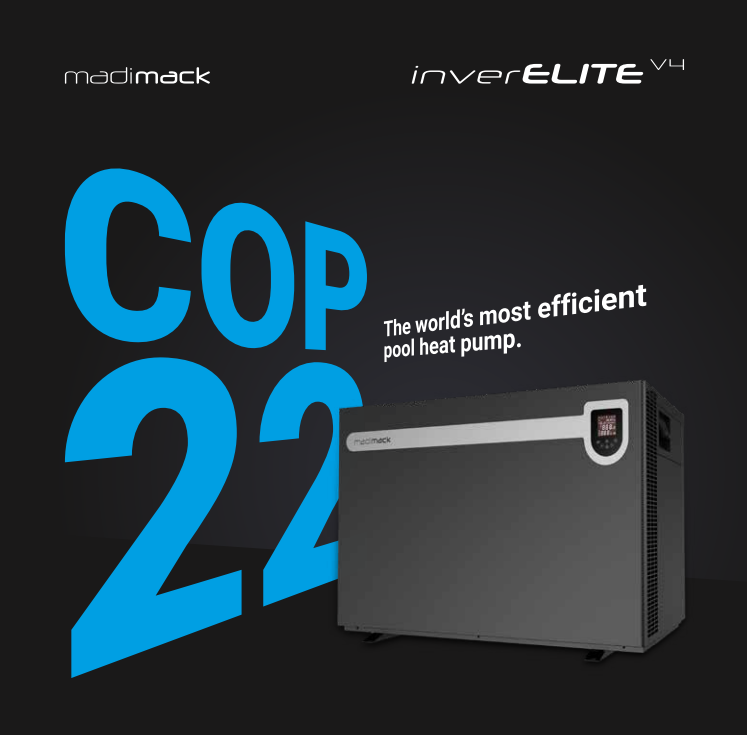 Madimack Inver Elite V4 Heat pump 23KW SIDE/TOP DISCHARGE
