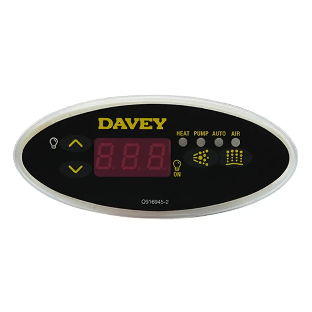 Davey/Spa-Quip SP400/500/601 Oval Touchpad and Overlay Davey/Spa-Quip SP400/500/601 Oval Touchpad and Overlay