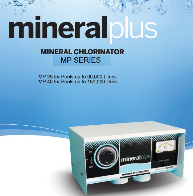 Mineral Plus Chlorinator MP25 For Pools up to 90000 Litres Mineral Plus Chlorinator MP25 For Pools up to 90000 Litres