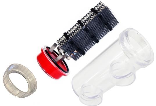 Aquajoy 150 Red Electrode-Junction Box Conection with screw cap T body and reduces-NON SELF CLEANING Aquajoy 150 Red Electrode-Junction Box Conection with screw cap T body and reduces-NON SELF CLEANING