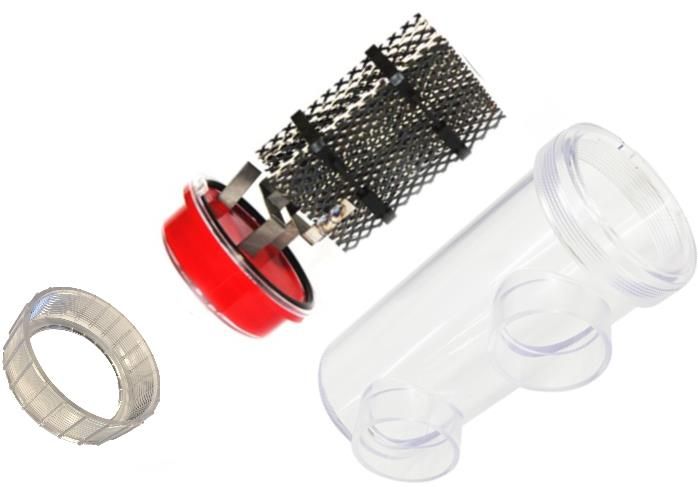 Aquajoy 90 Red Electrode-Junction Box Conection with screw cap T body and reduces-NON SELF CLEANING Aquajoy 90 Red Electrode-Junction Box Conection with screw cap T body and reduces-NON SELF CLEANING