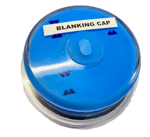 Blanking cap for cell housing