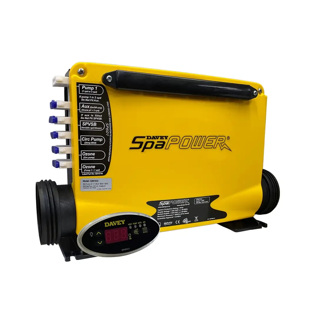 Davey Spa-Quip SP601 2.0 kw Controller and Oval Touchpad