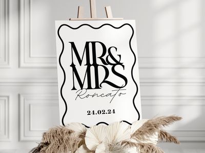 Modern Welcome Sign