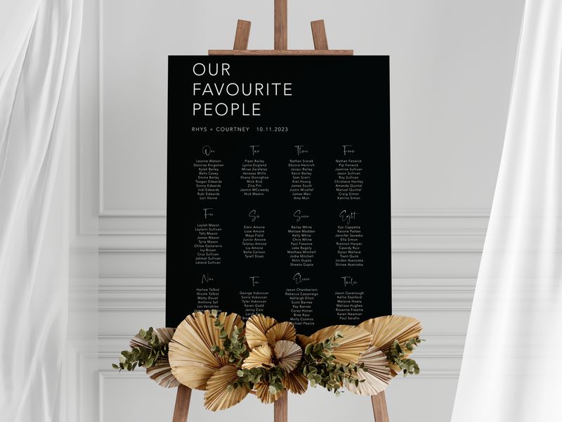 Seating Chart