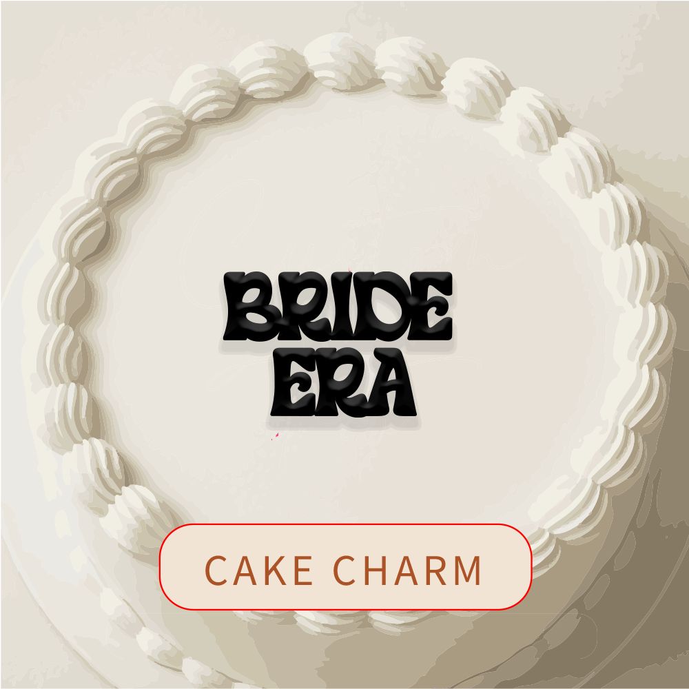 Bride Era Cake Charm