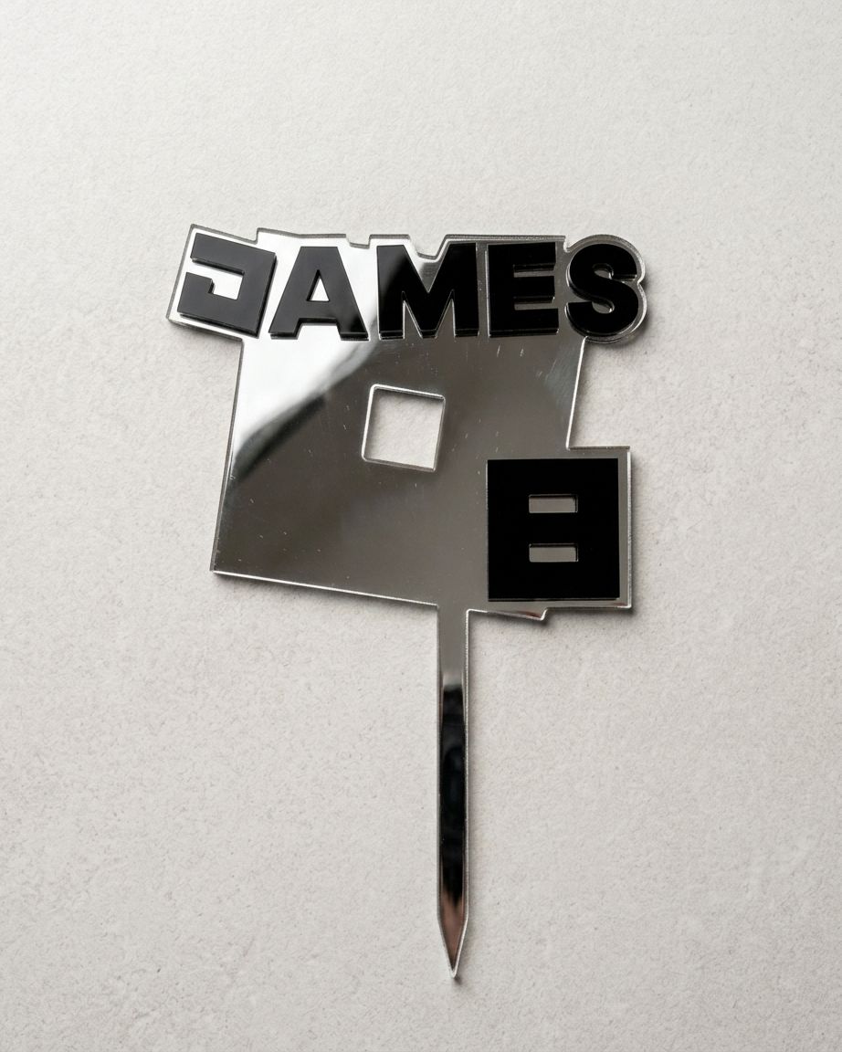 Roblox Inspired Double Layer Custom Topper