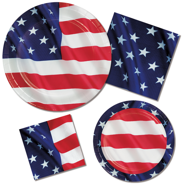 Stars and Stripes Paper Tableware