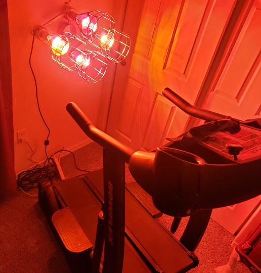 Sauna Lights on Treadmill