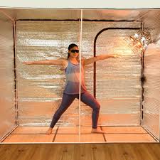 Sauna with the Hot Yoga Exercise Tent