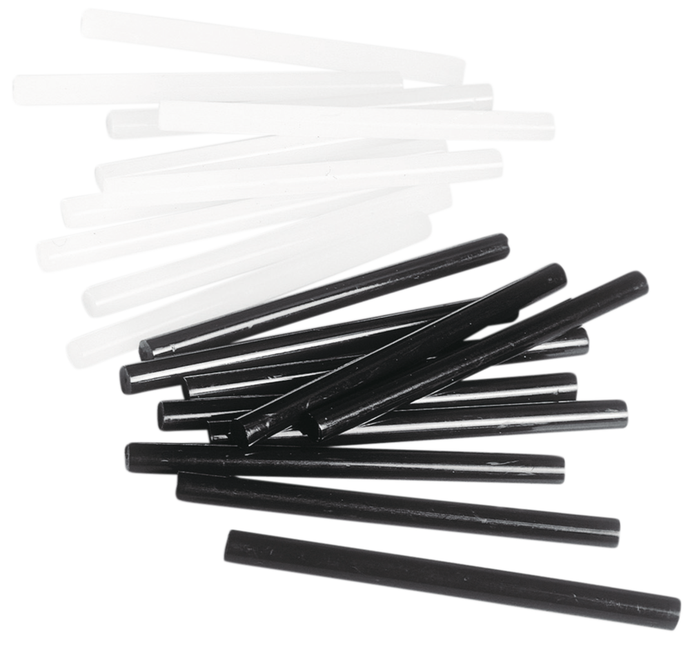 P-Tex repair sticks for ski and snowboard base gouge filling, compatible with wax and flexible for smooth glide