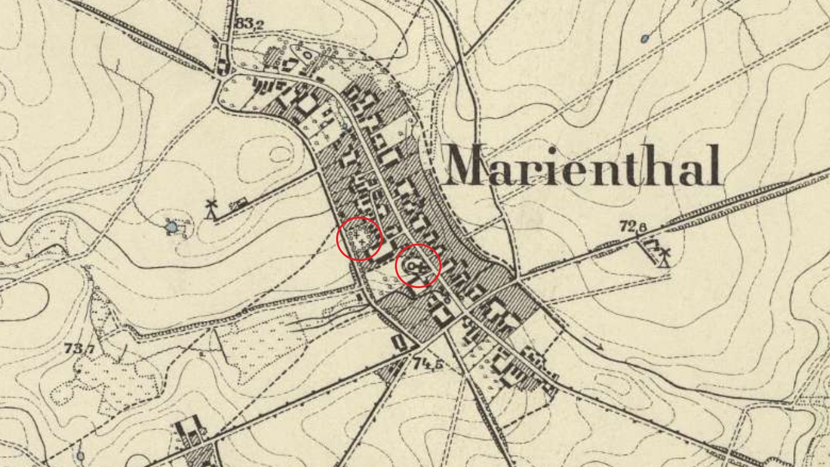 cmentarze-na-niemieckiej-mapie-baniewice-marienthal