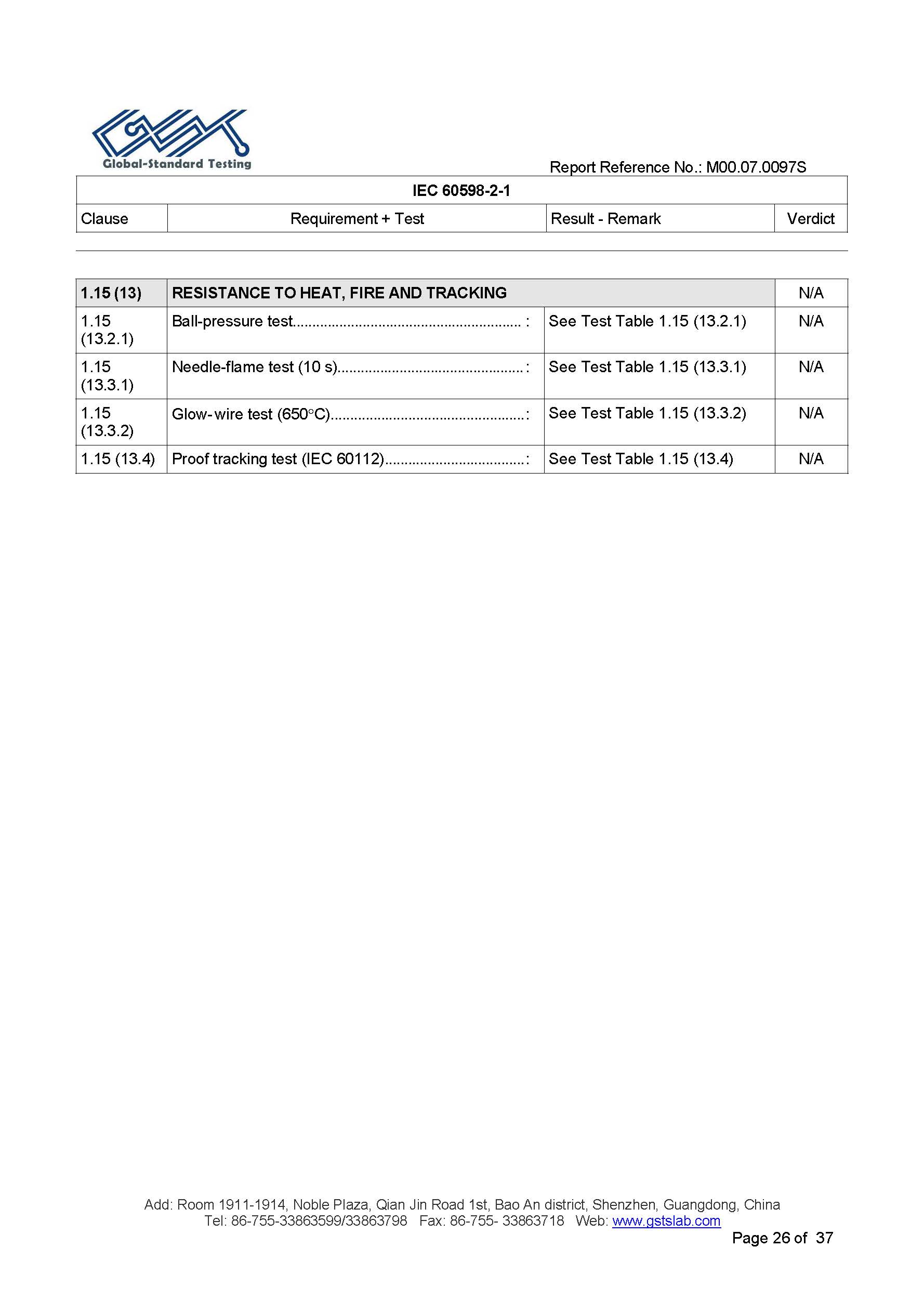 EU LVD test report page 26