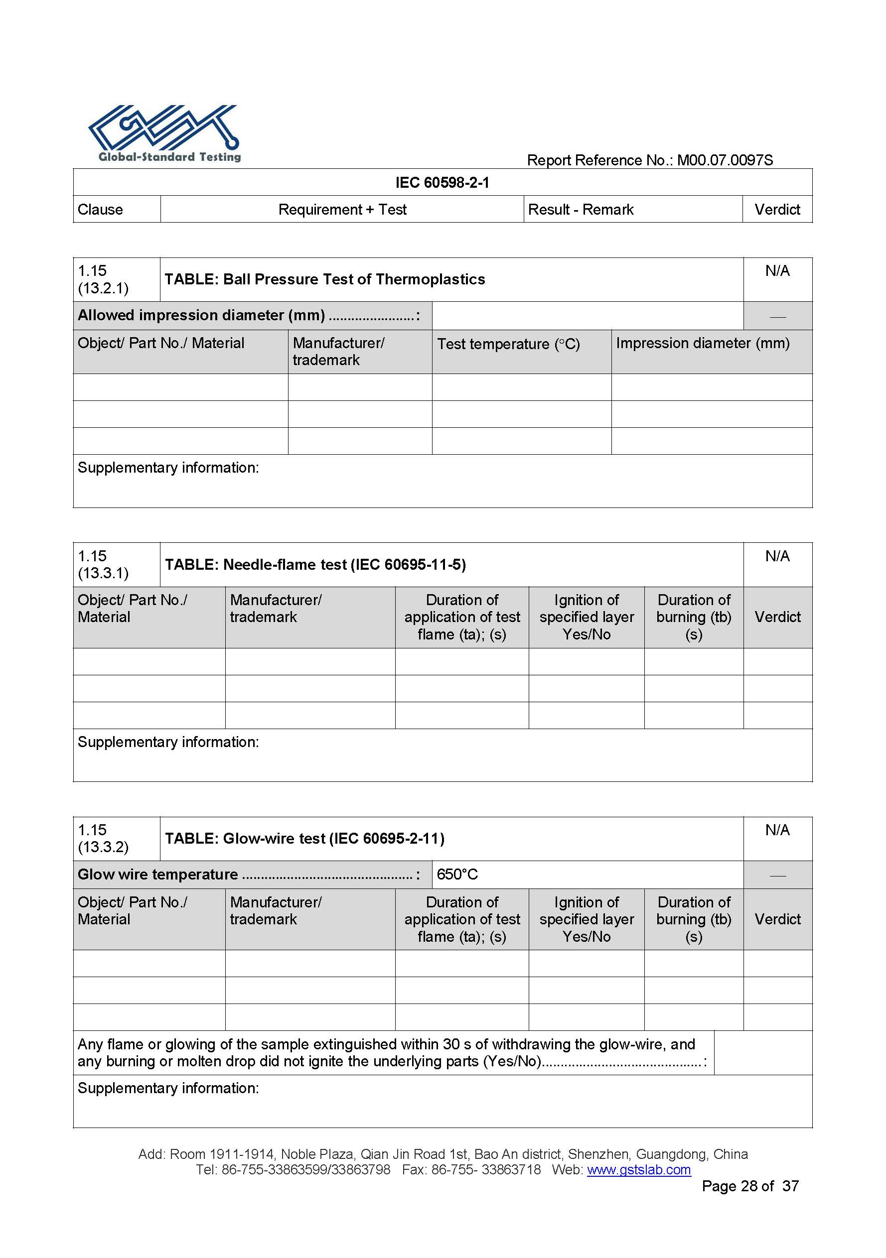 EU LVD test report page 28