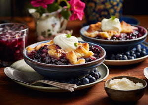 blueberry cobbler