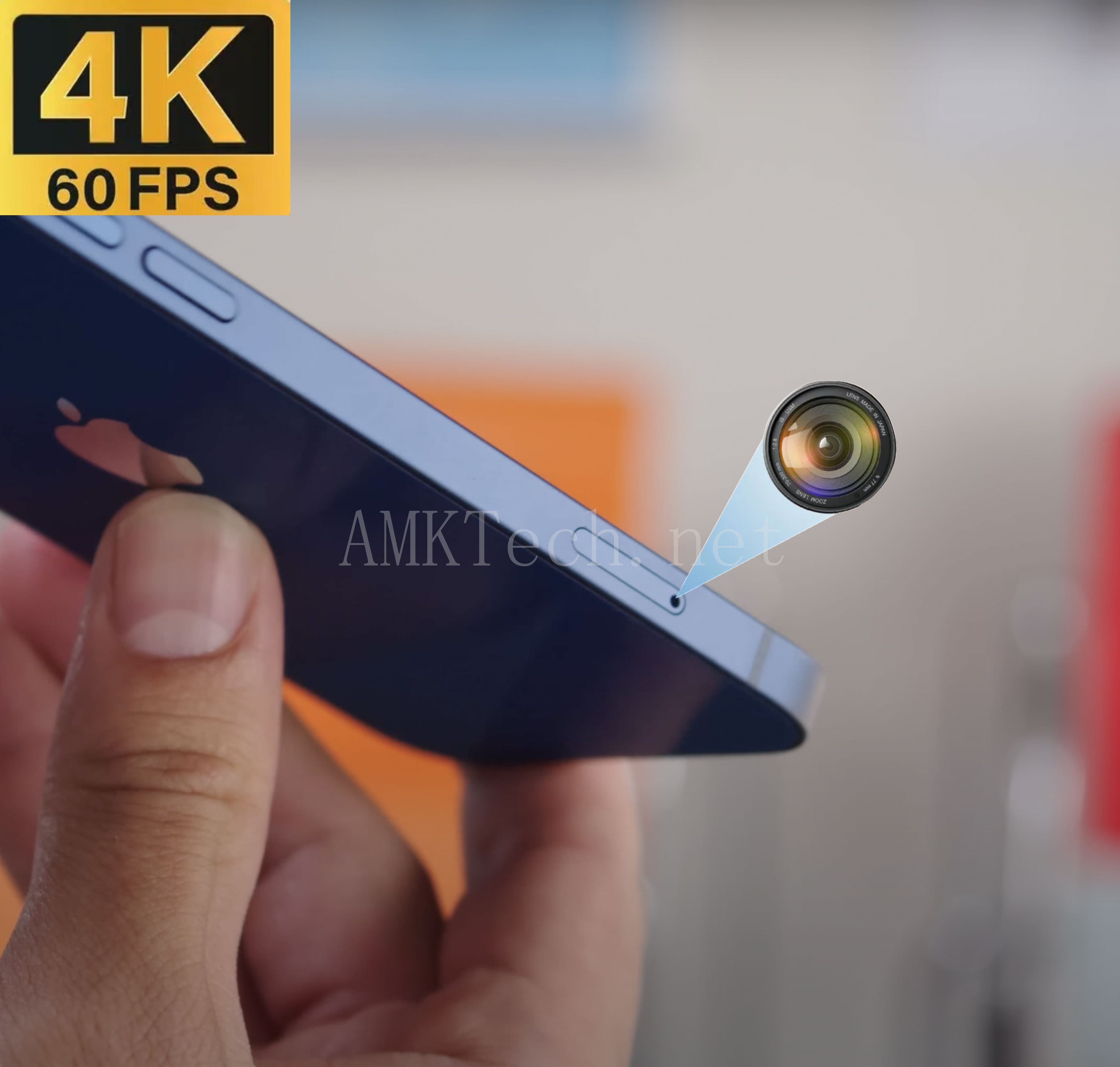 iPhone 12 Hidden Camera Phone: Stealth 4K@60FPS Recording with Seamless Functionality