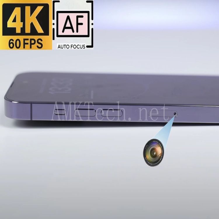 iPhone 14 Pro Max Caméra Espionne : Enregistrement 4K Discret et Autofocus Avancé