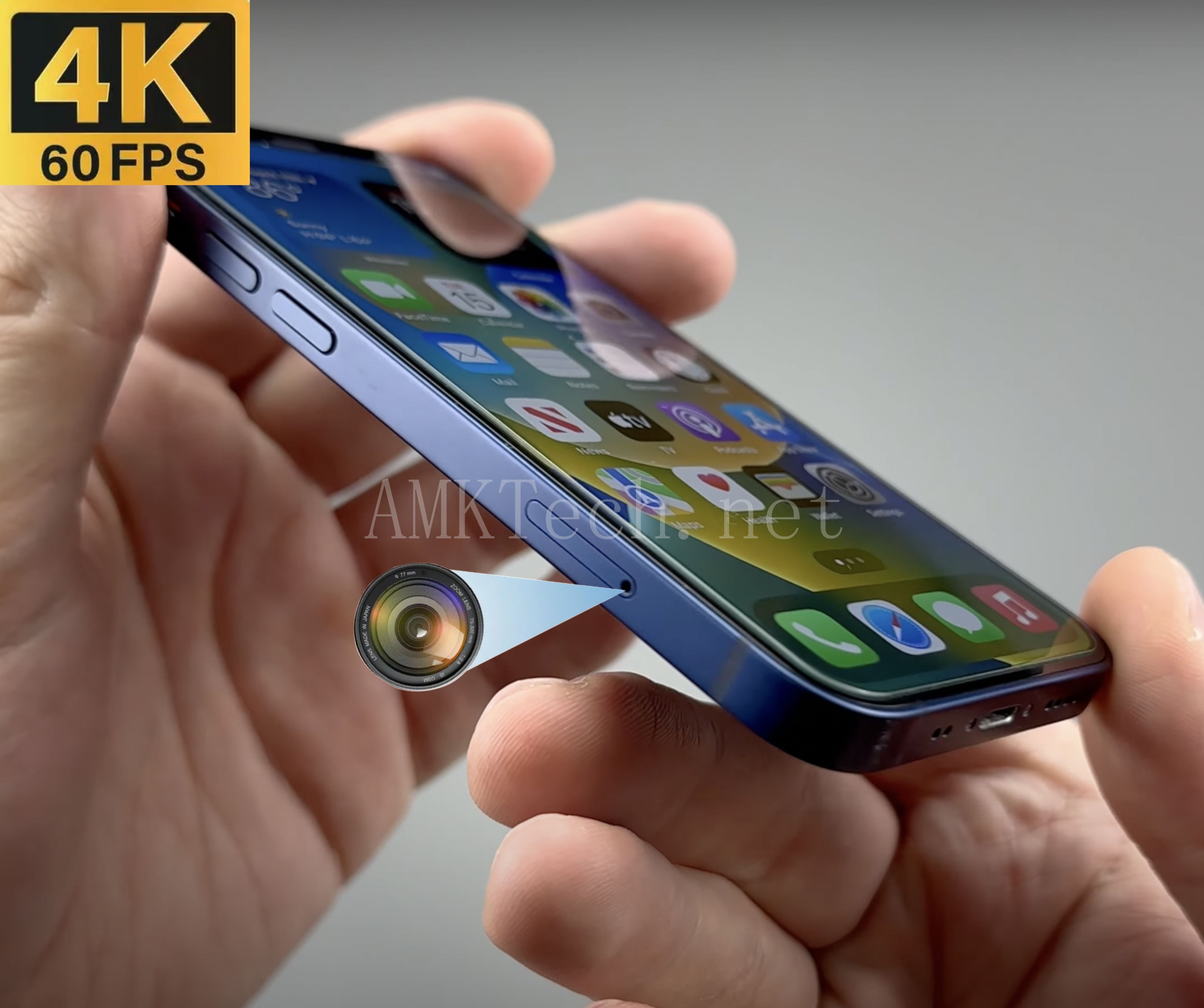iPhone 12 Mini con Cámara Oculta: Grabación Discreta en 4K@60FPS
