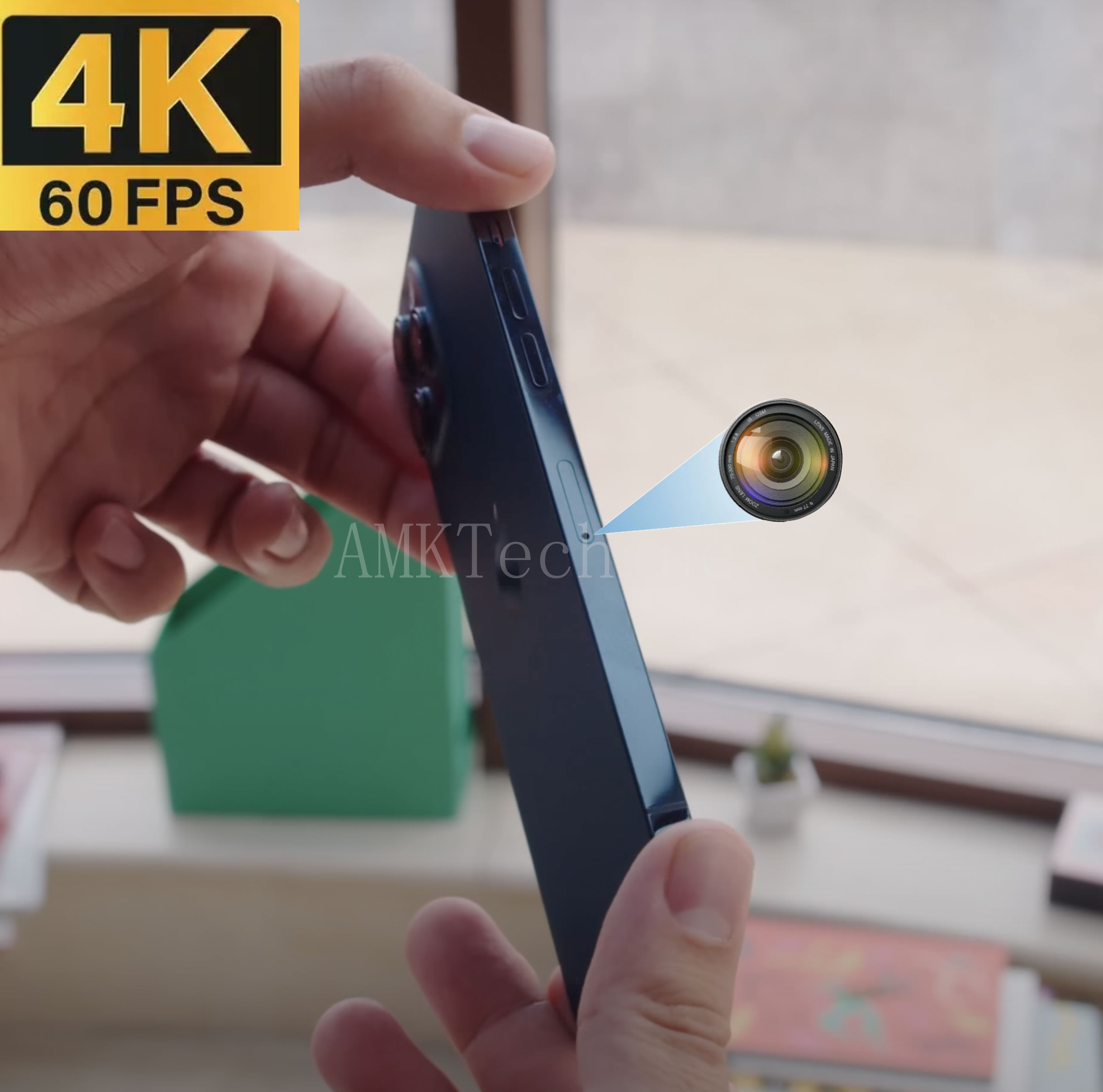 iPhone 12 Pro Max con Cámara Oculta: Grabación Discreta en 4K@60FPS