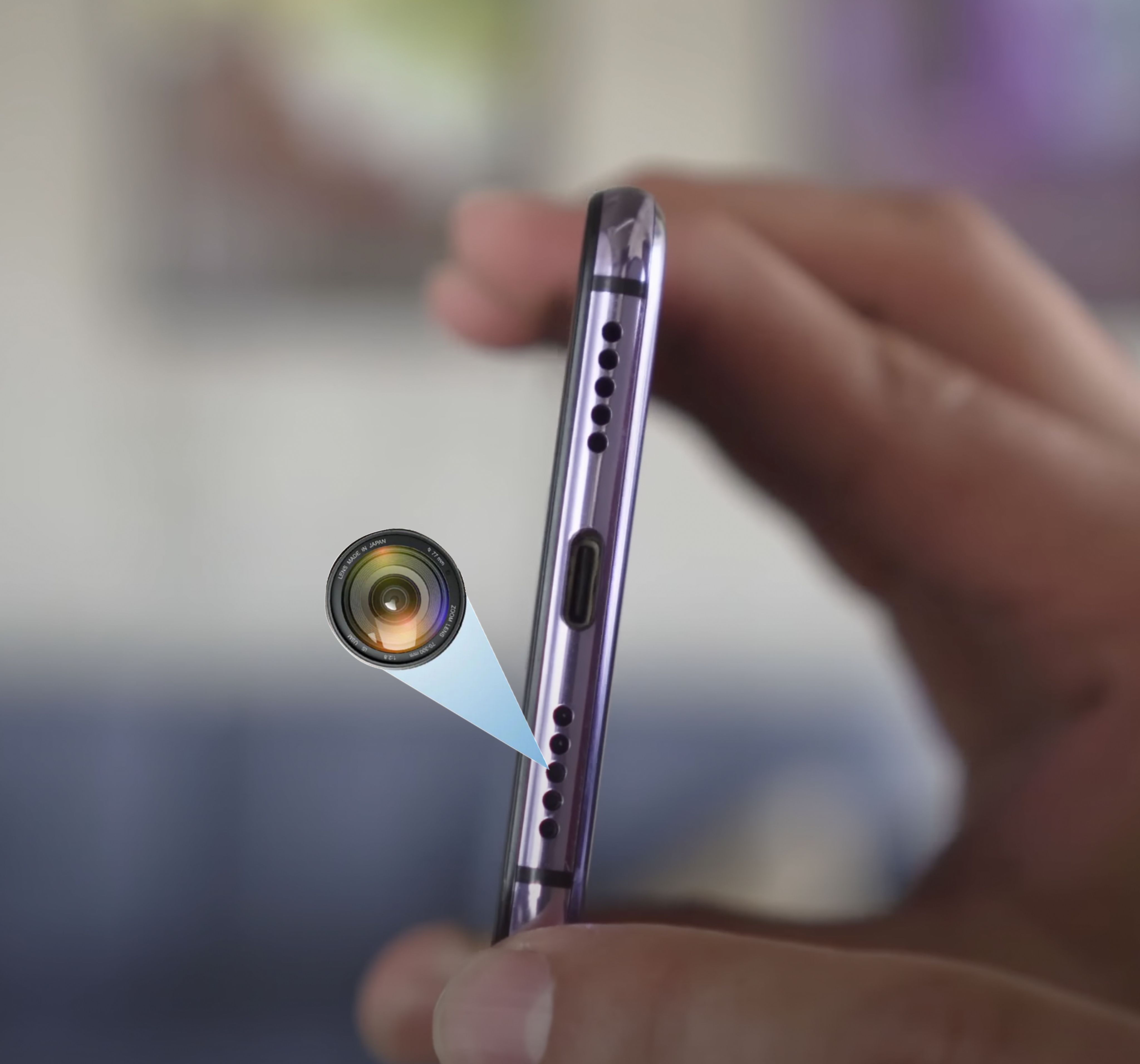 Huawei P20 Pro Caméra Espion – Smartphone avec Caméra Cachée Discrète Full HD
