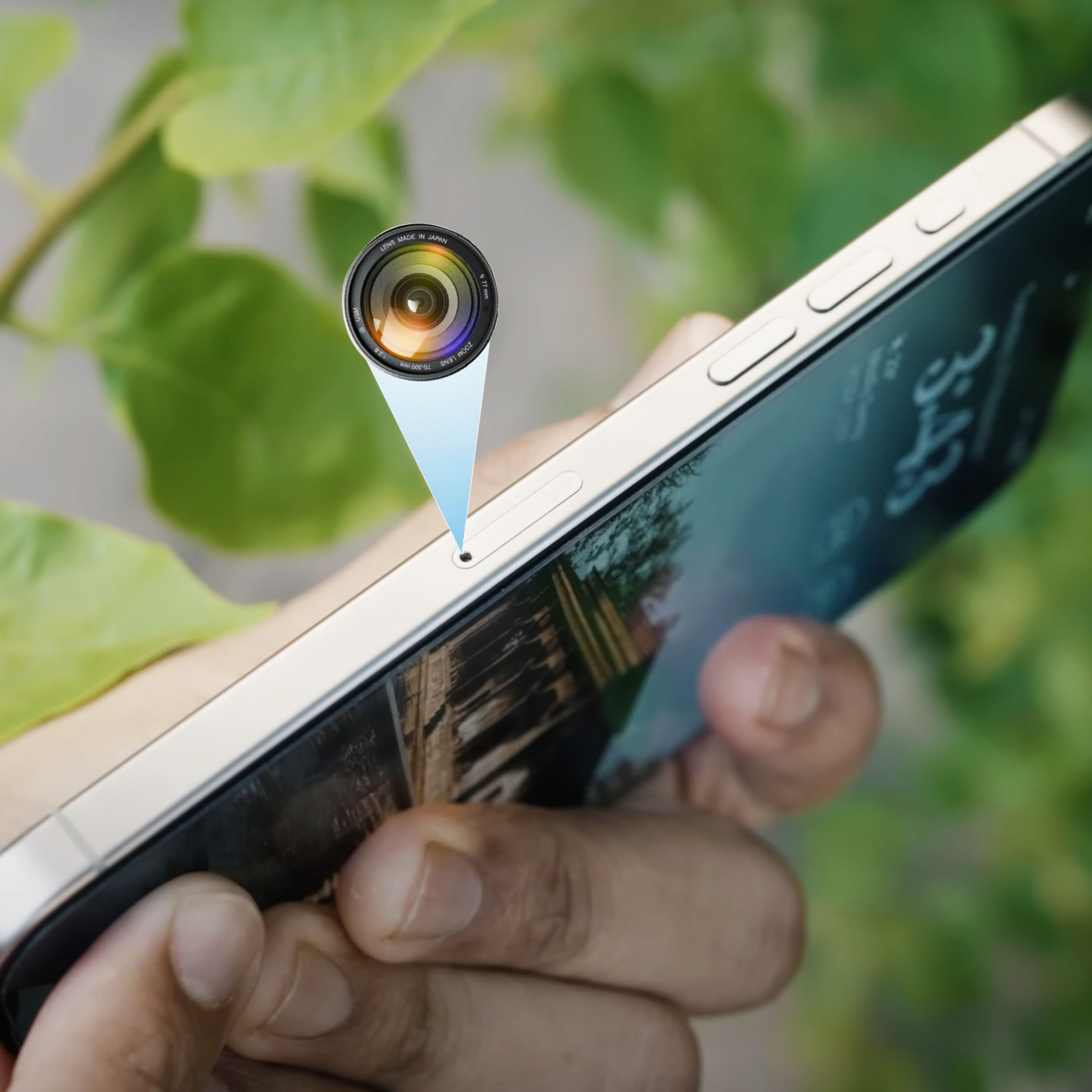 iPhone 15 Pro Max con Cámara Espía Oculta 4K – Grabación Secreta Profesional