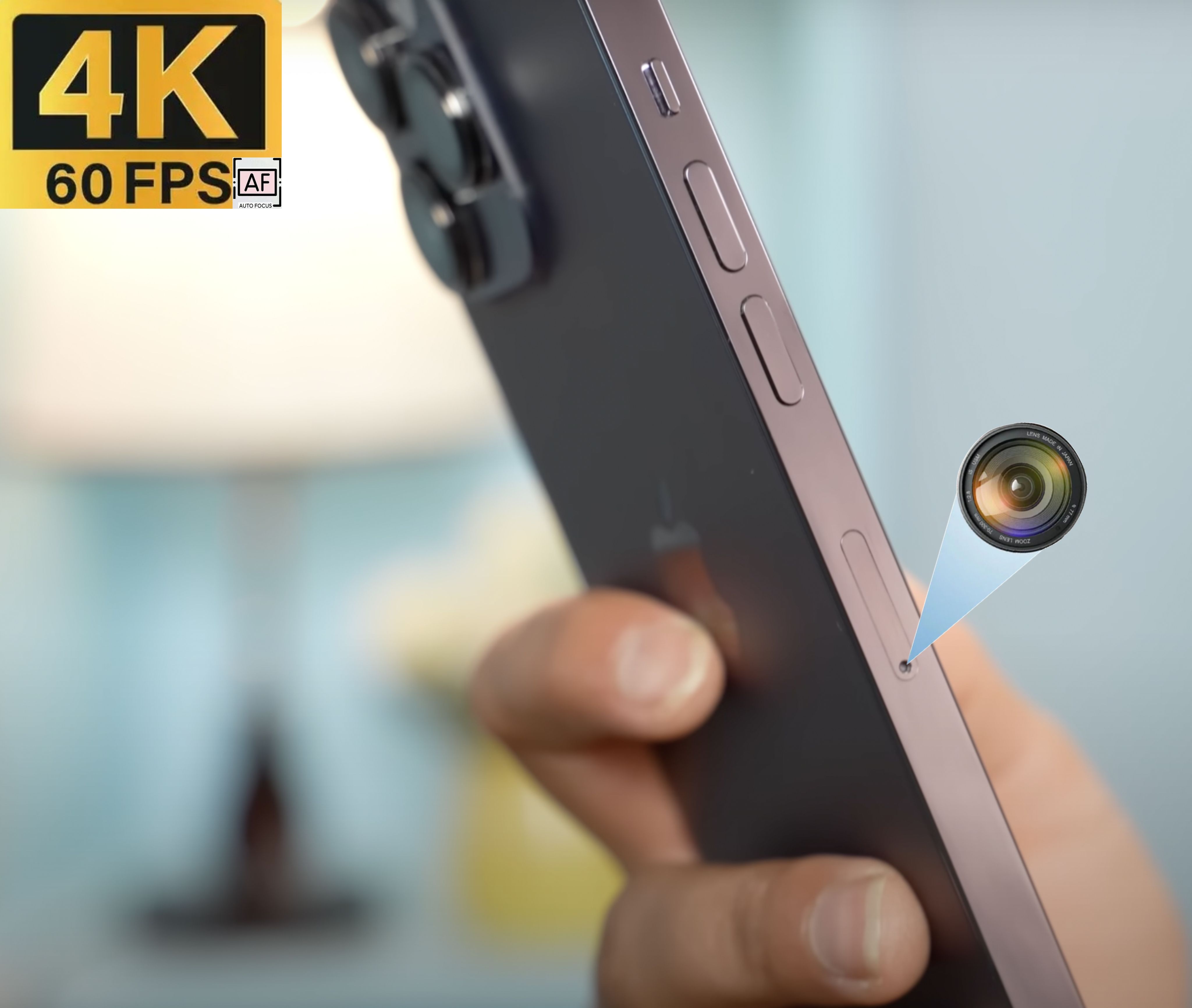 iPhone 14 Pro Spionagekamera Telefon: Unerreichte Tarnung und Autofokus-Präzision