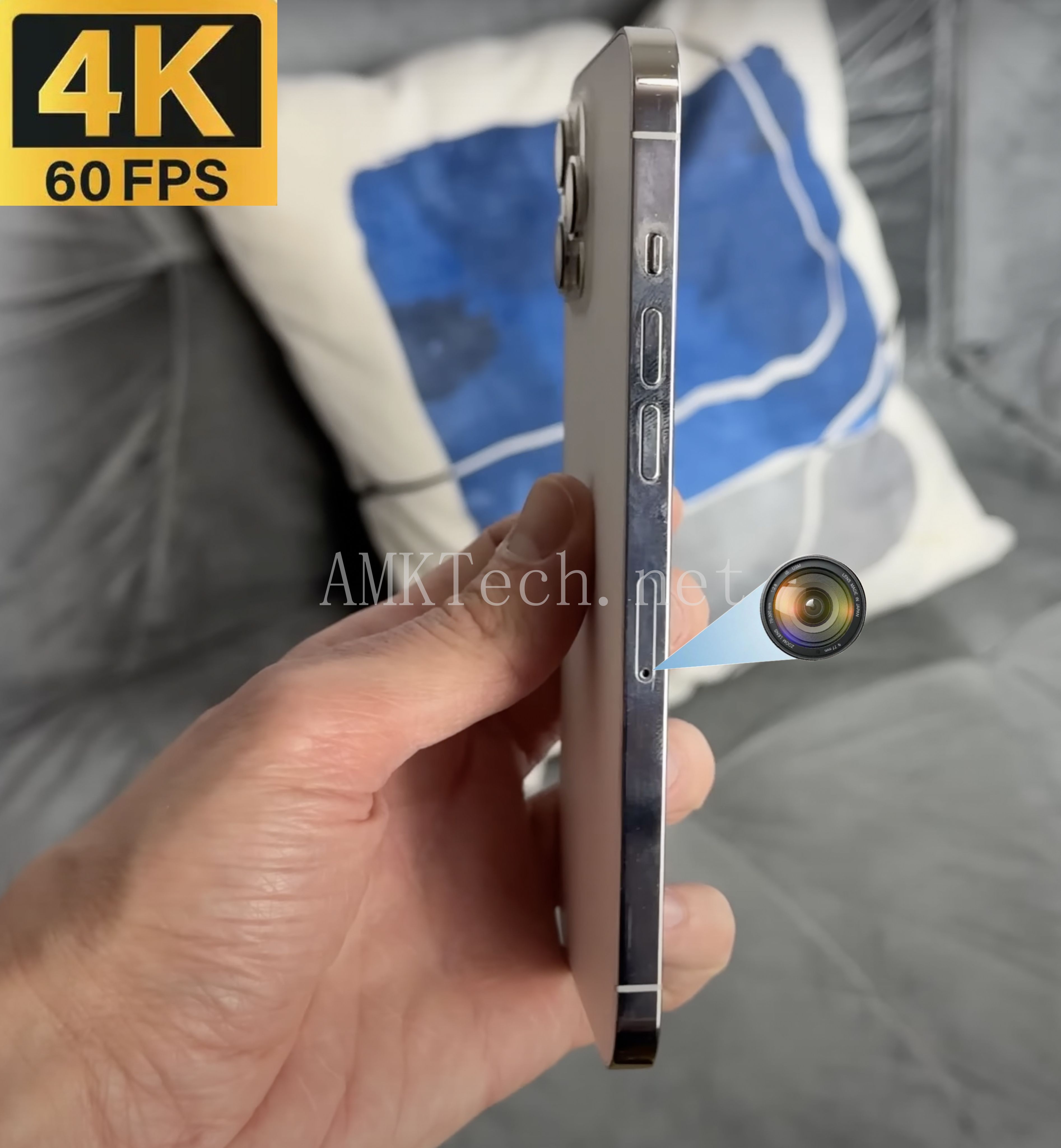 iPhone 12 Pro Max 초소형 스텔스 카메라 폰 – 4K 비밀 녹화
