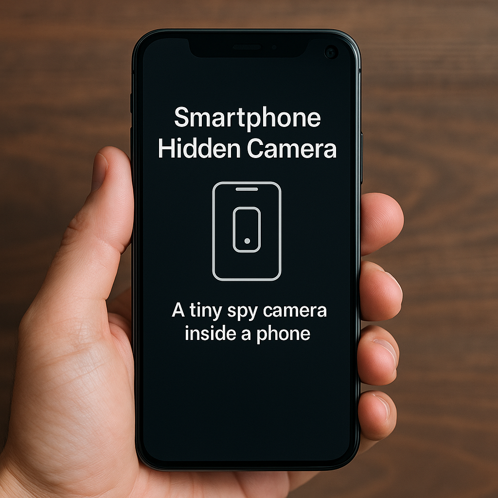隠しカメラ付きスマホ-スパイ機能1