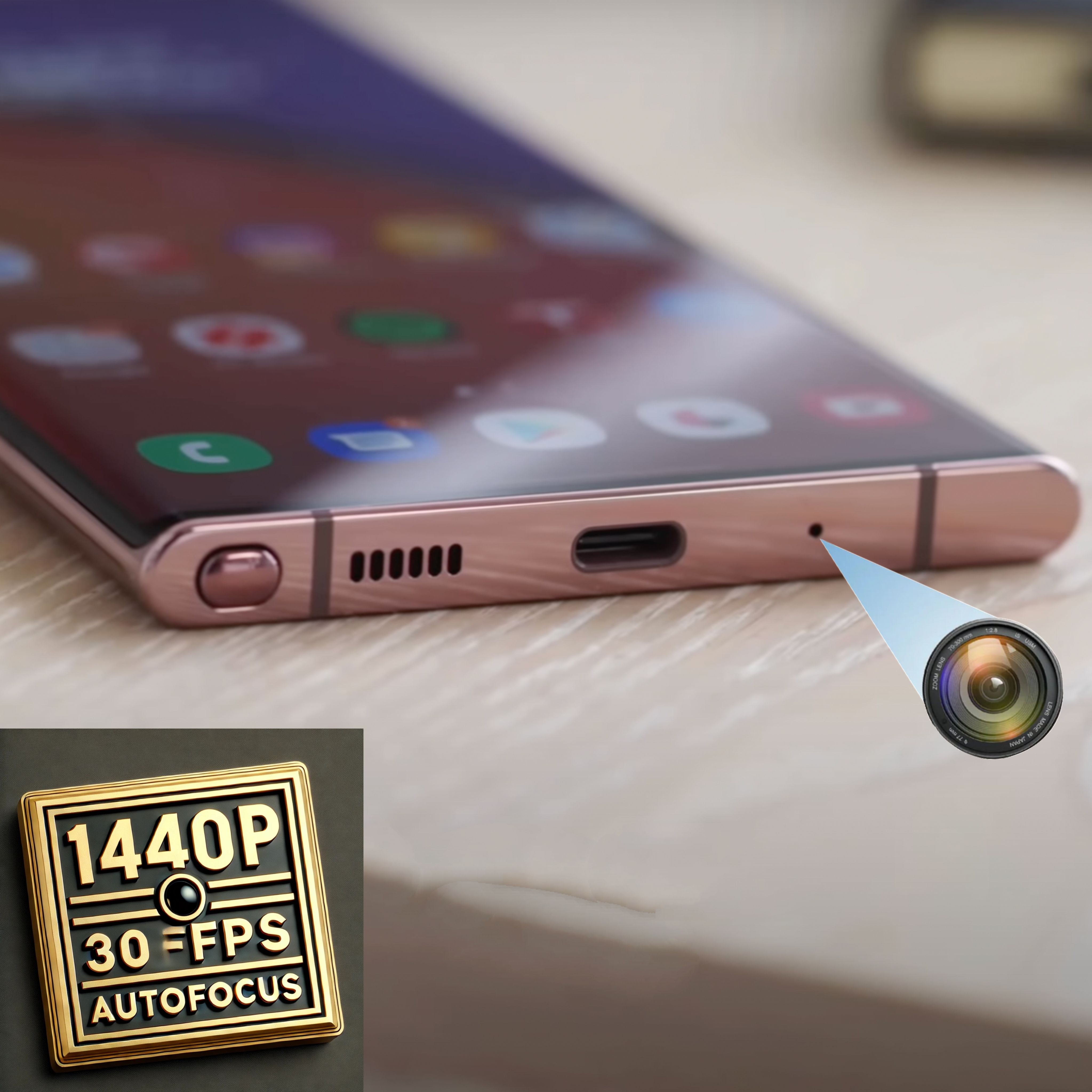 Modified Samsung Galaxy S9+: The Ultimate Hidden Camera Phone with Autofocus