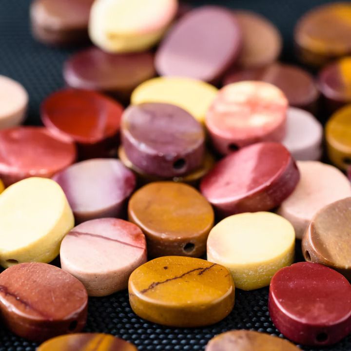 Mookaiet steen in gebruik