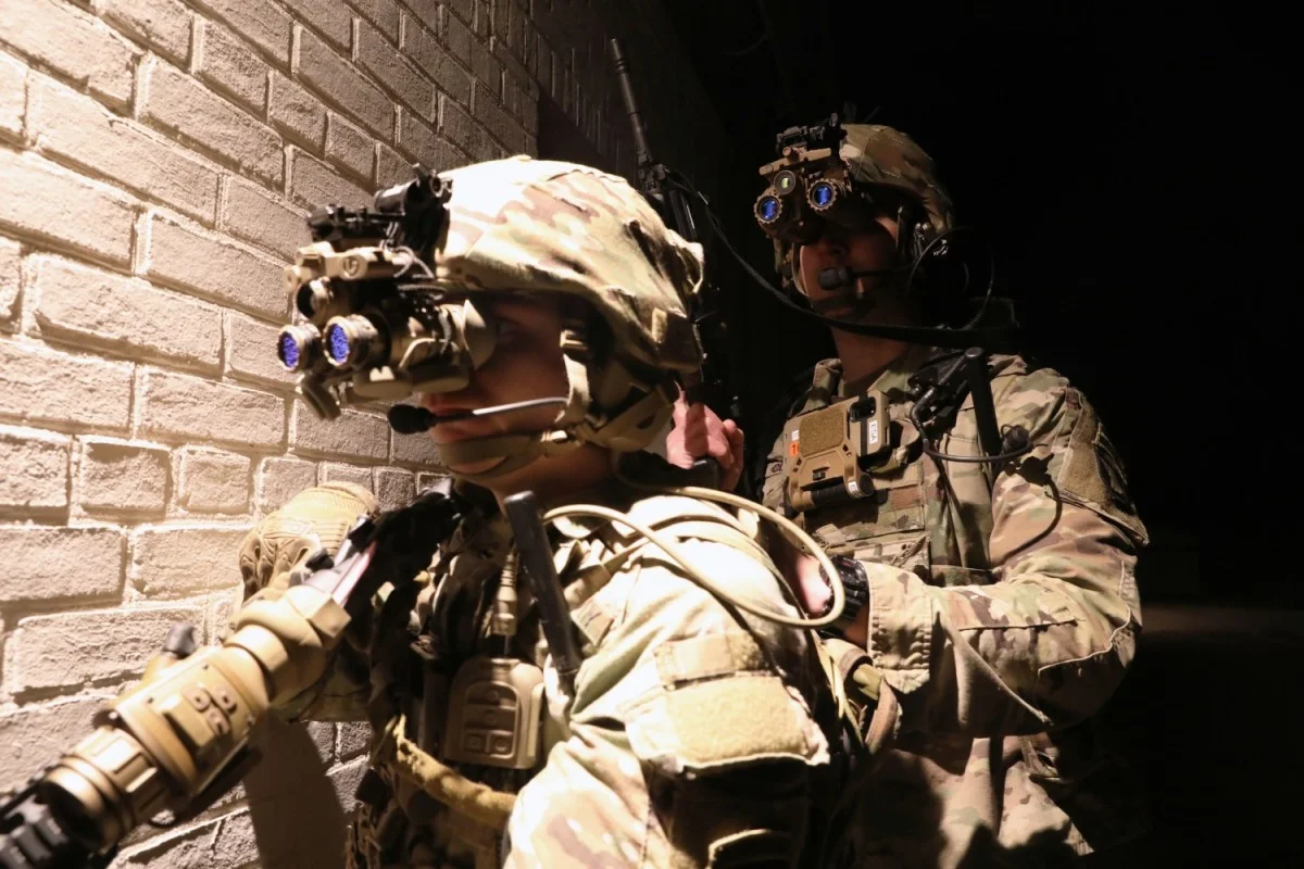Advanced Night Vision Goggles in Use