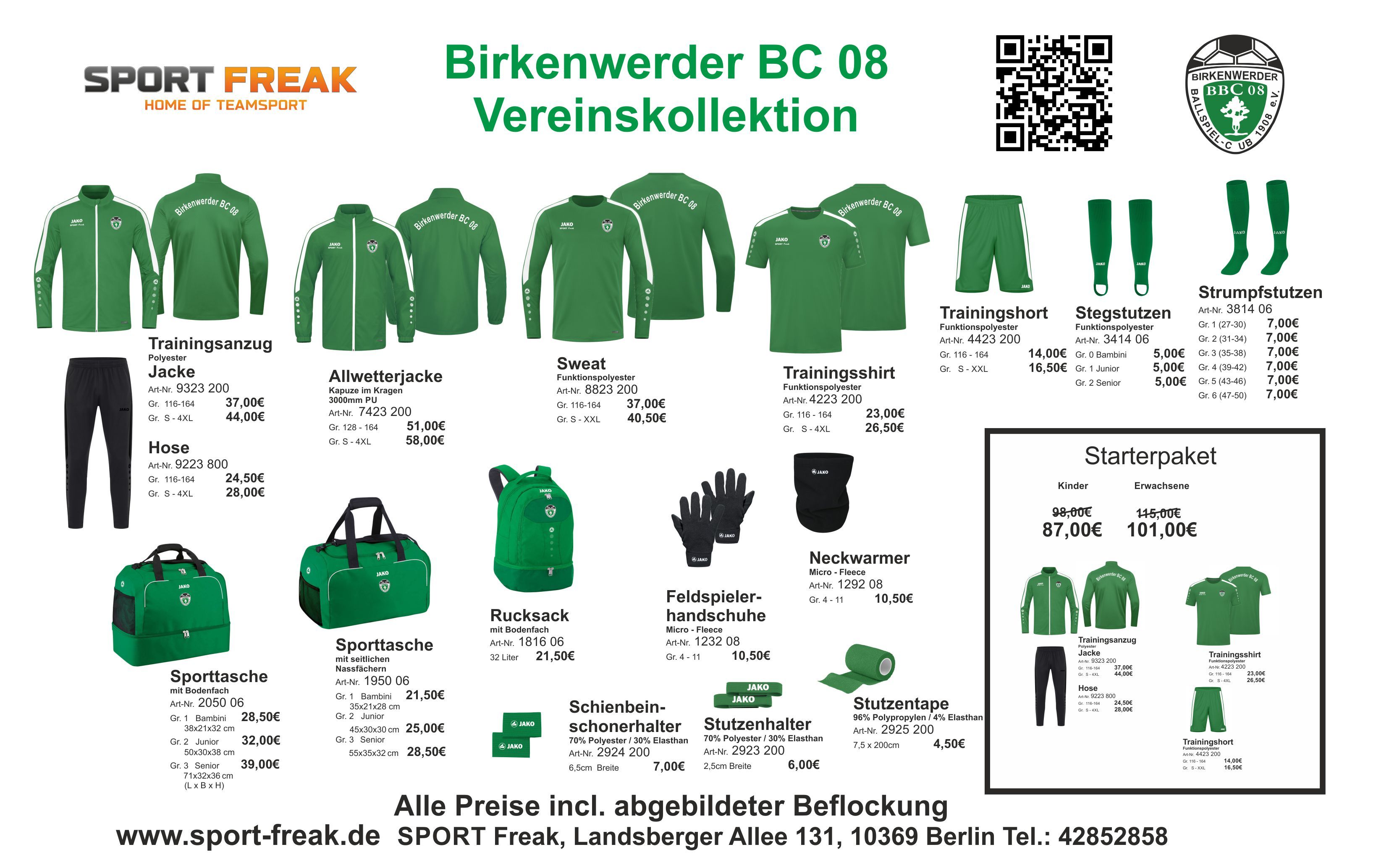 Birkenwerder BC Shop