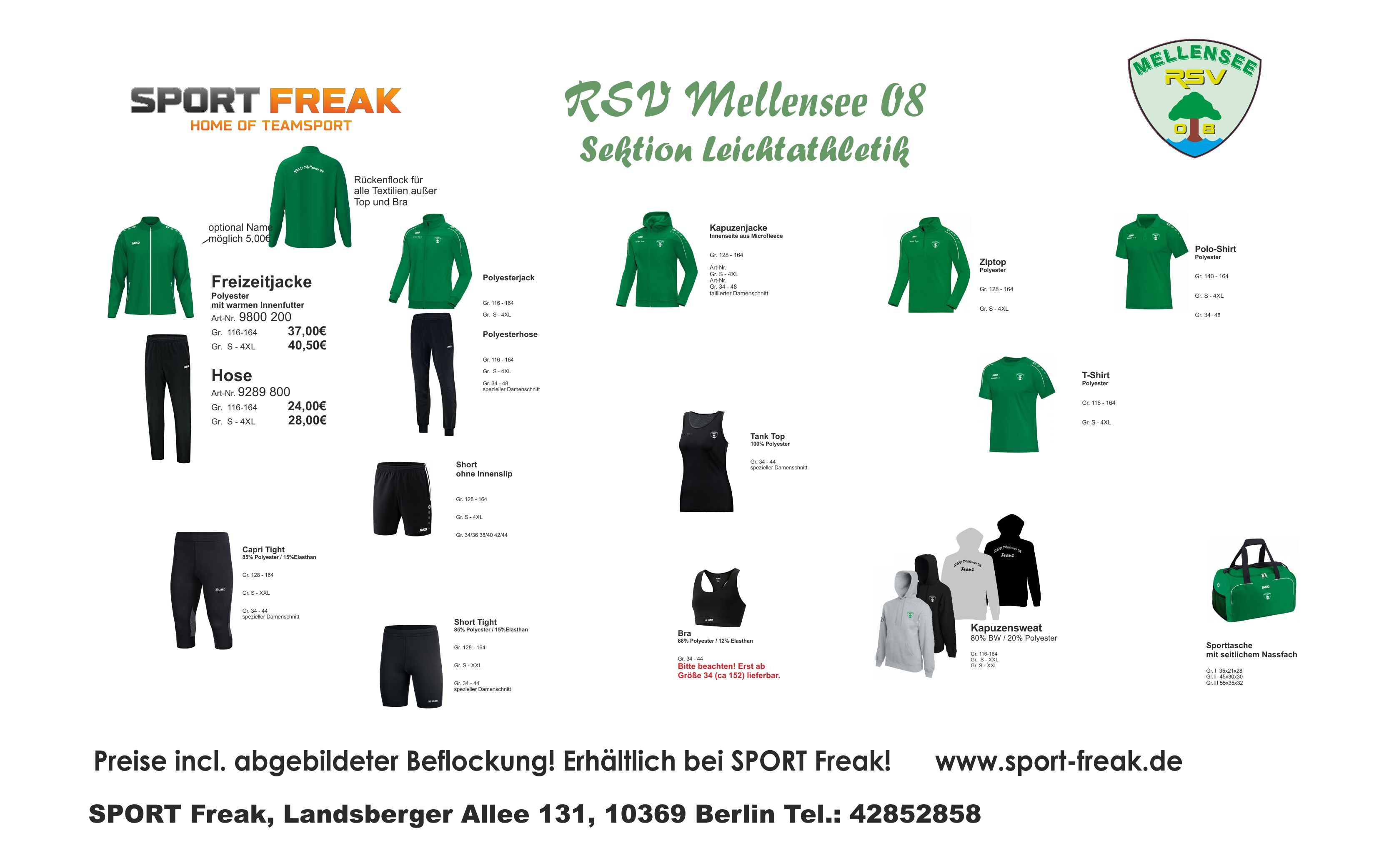 RSV Mellensee Shop