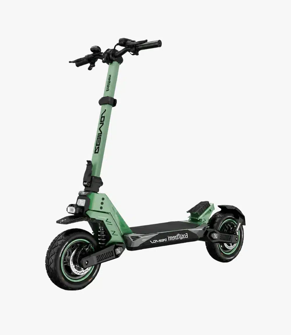 Patinete eléctrico Ecoxtrem Deimos Dual verde y negro