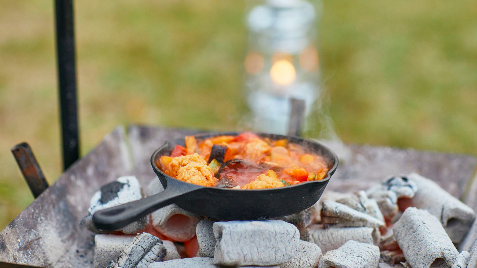 Cooking Outside On Cast Iron