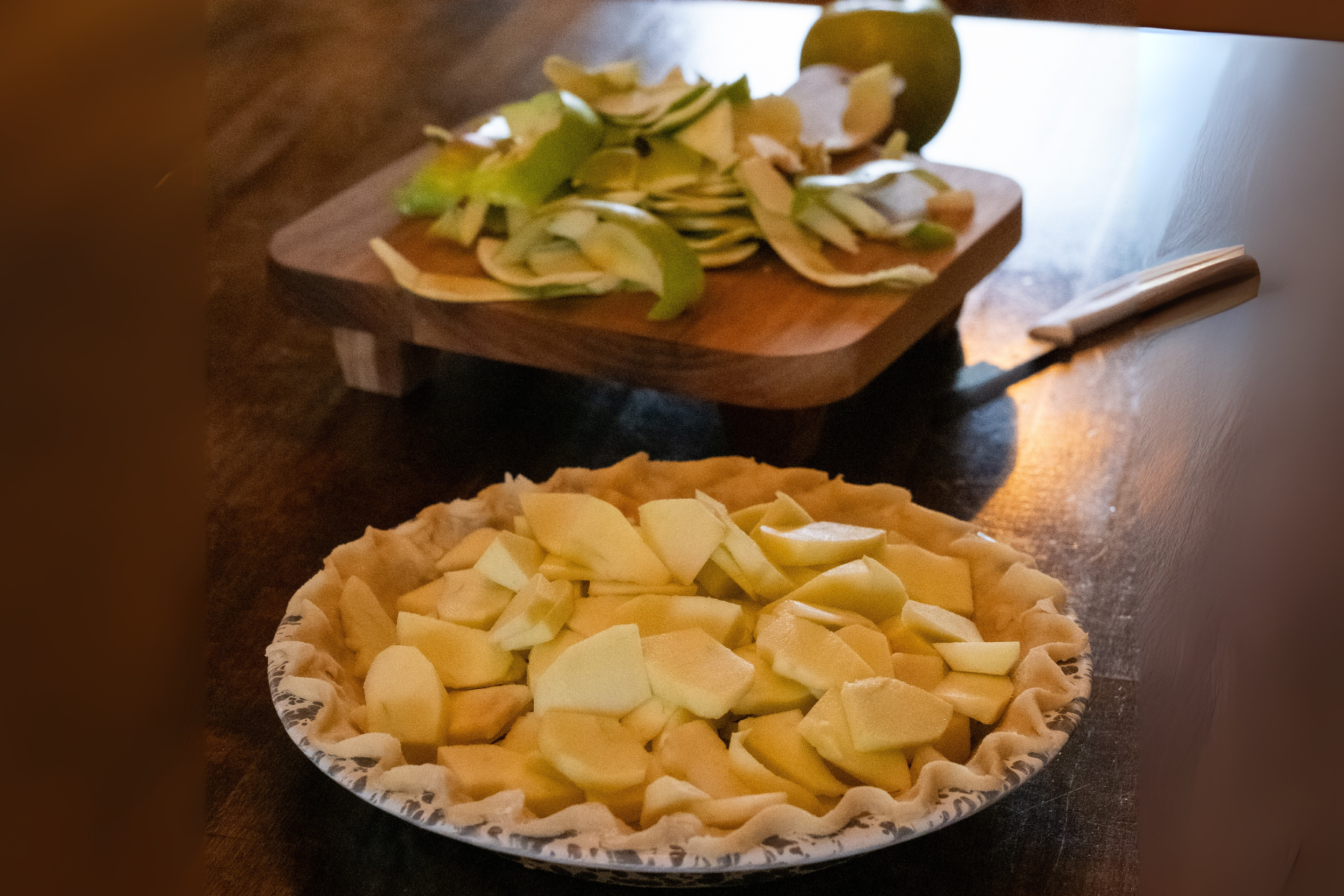 Apples in Pie Crust
