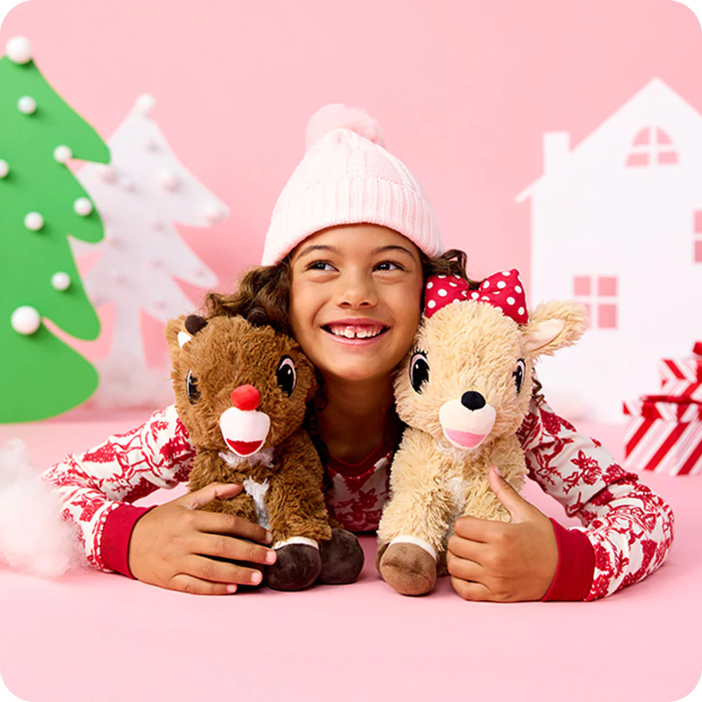 Warmies Clarice and Rudolph