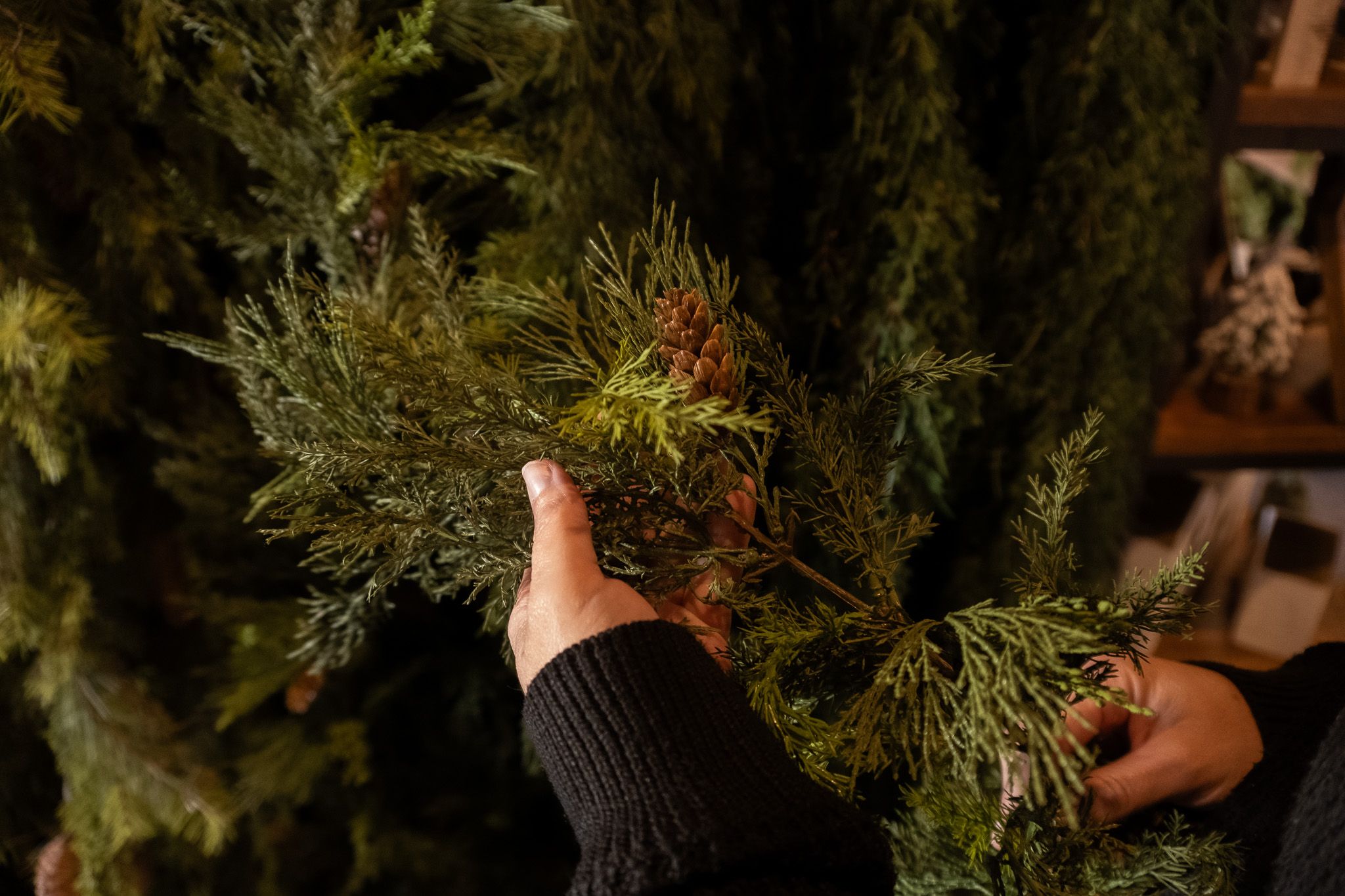 Advent Greens Garland