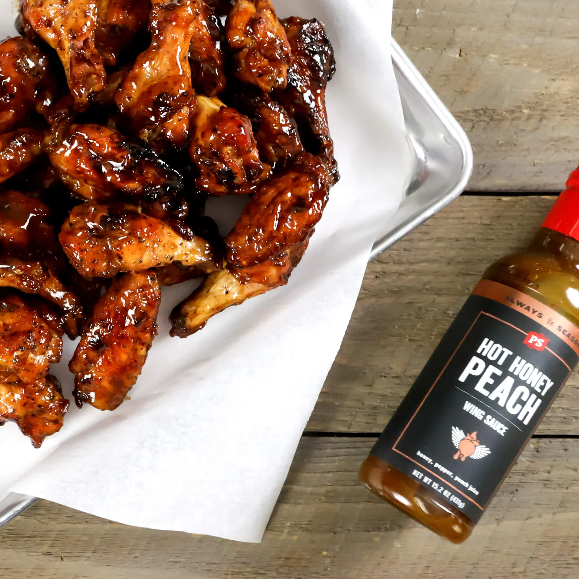 PS Seasoning Hot Honey Peach Wing Sauce
