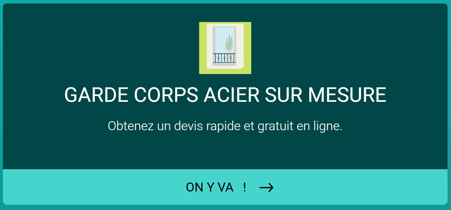 Devis Garde corps sur mesure