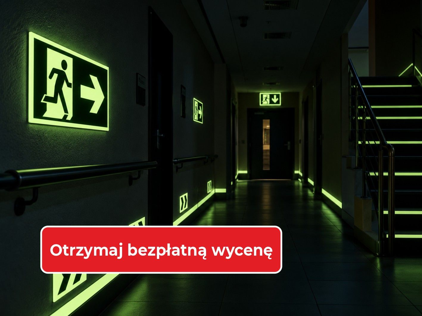 Naklejki fotoluminescencyjne na zamówienie