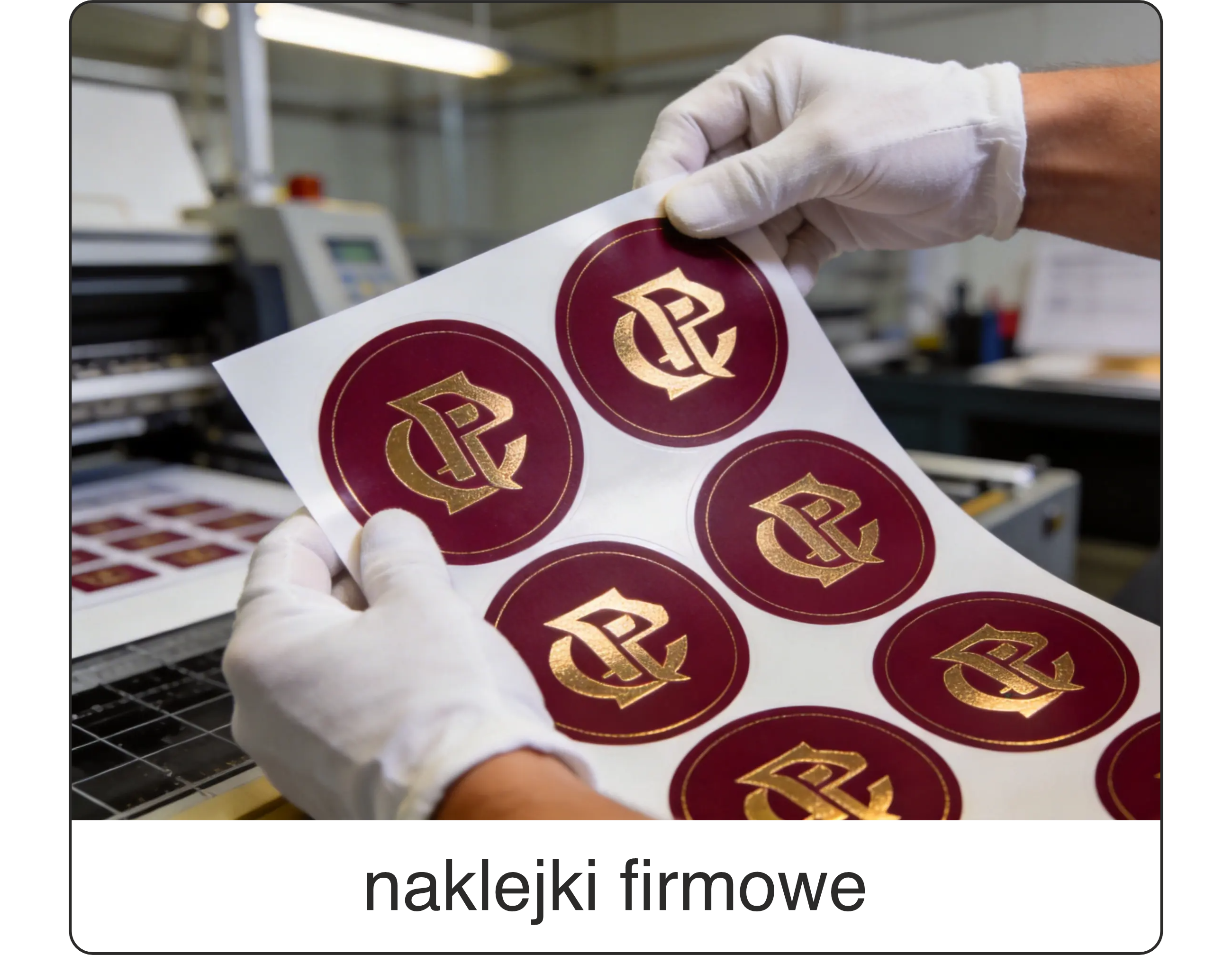 Personalizowane naklejki firmowe