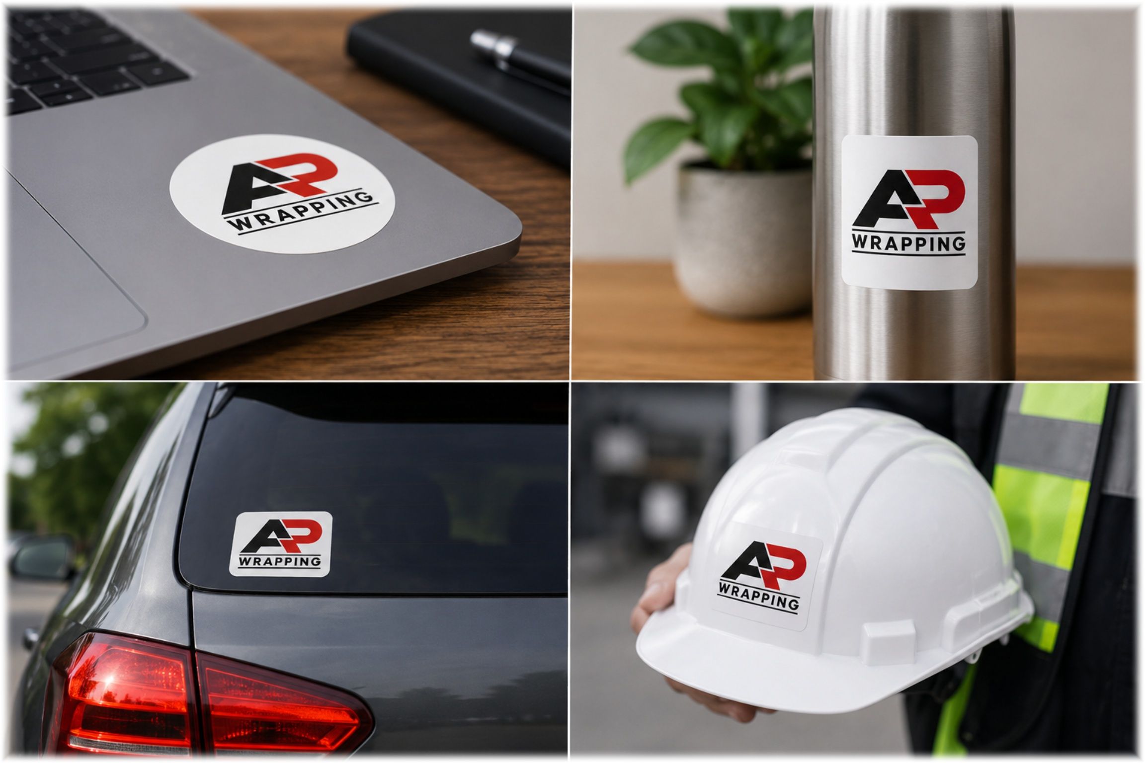 Naklejki z logo firmy