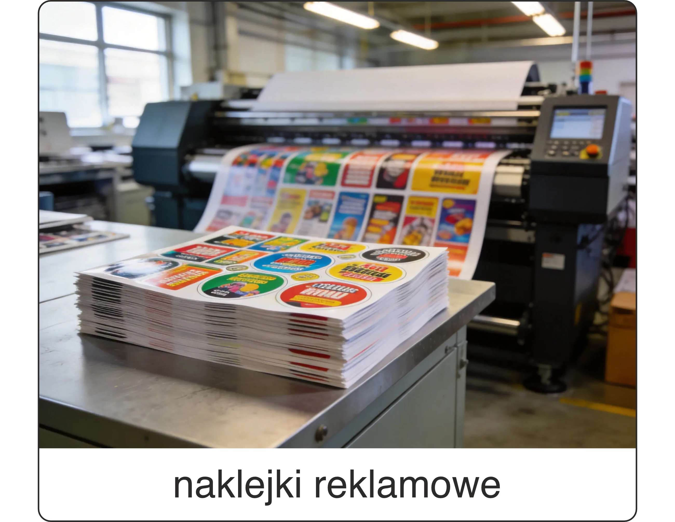 Naklejki transparentne - reklamowe