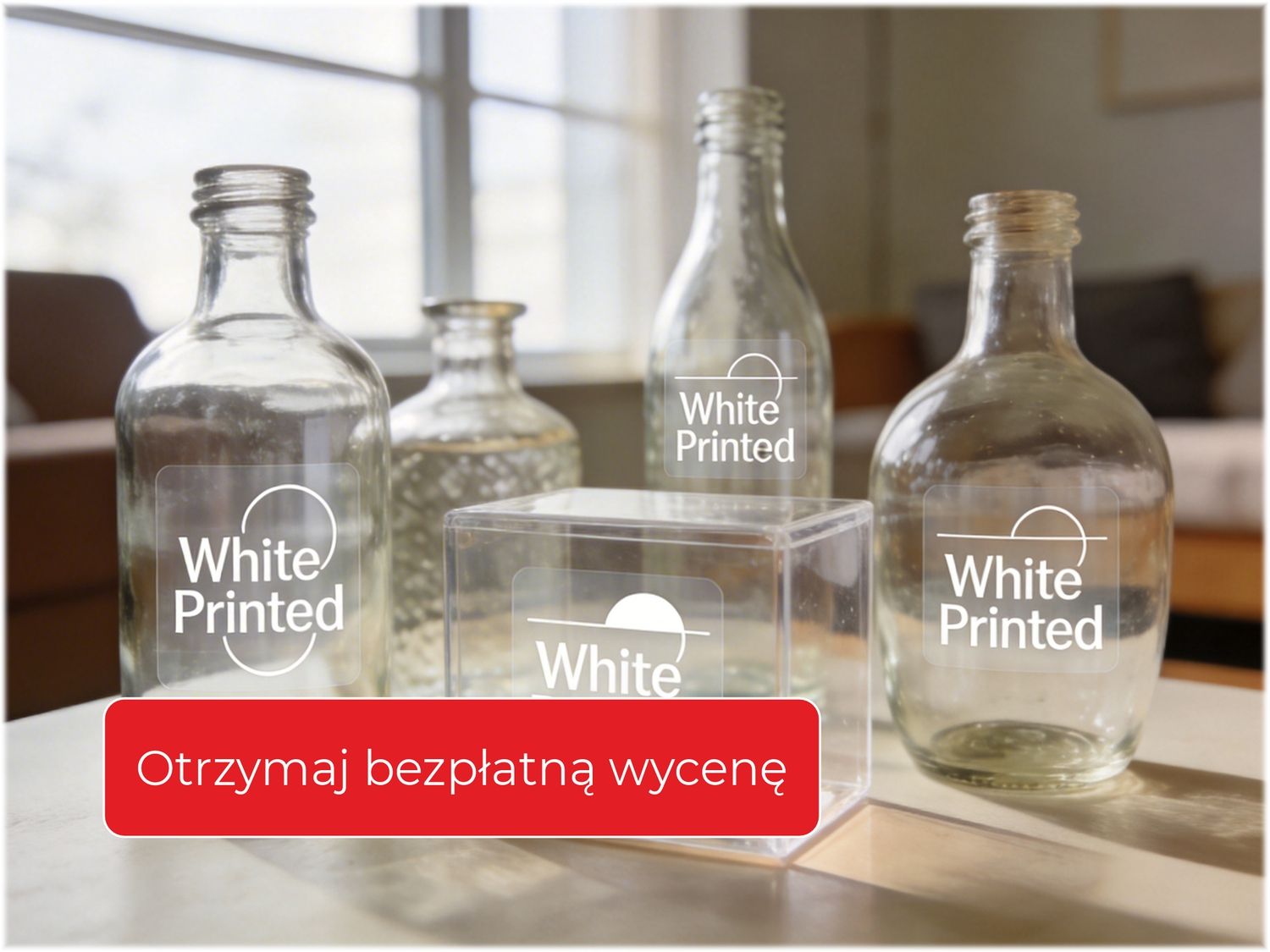 Naklejki transparentne - bezpłatna wycena