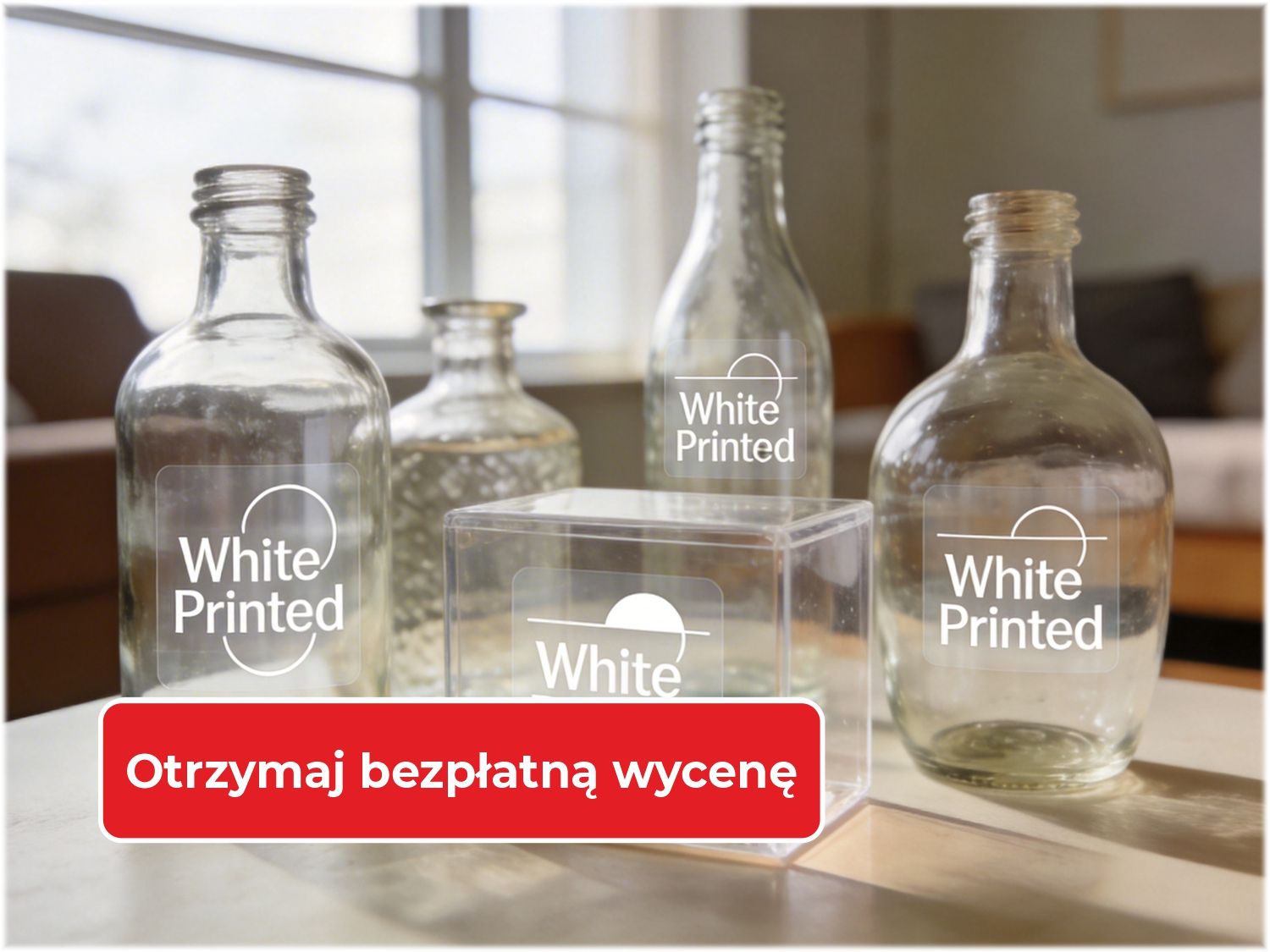 Naklejki transparentne - bezpłatna wycena